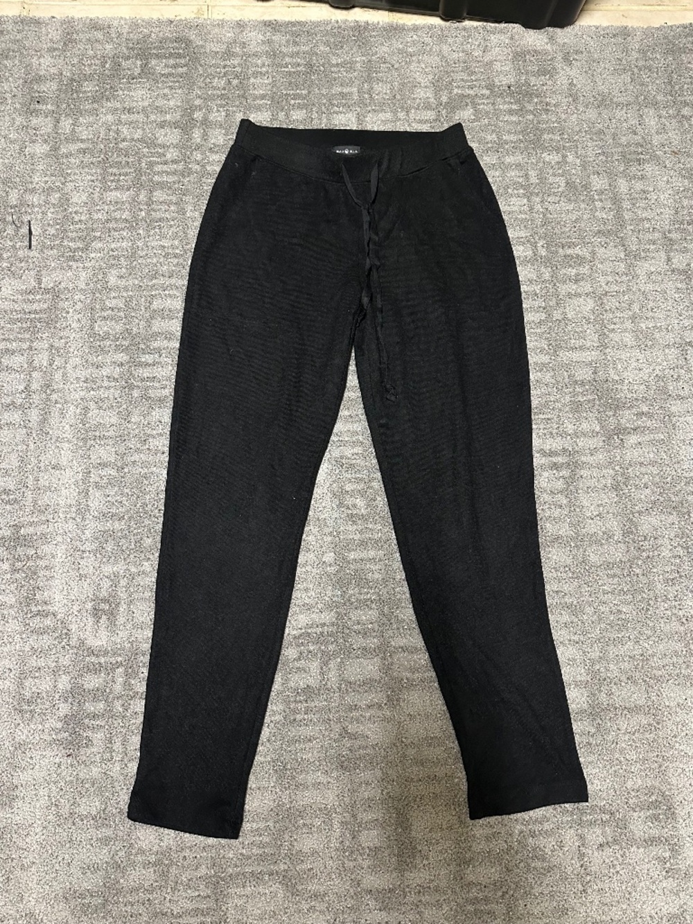 Max Mara Sz S soft lounge pants with drawer string elastic waste comfy casual